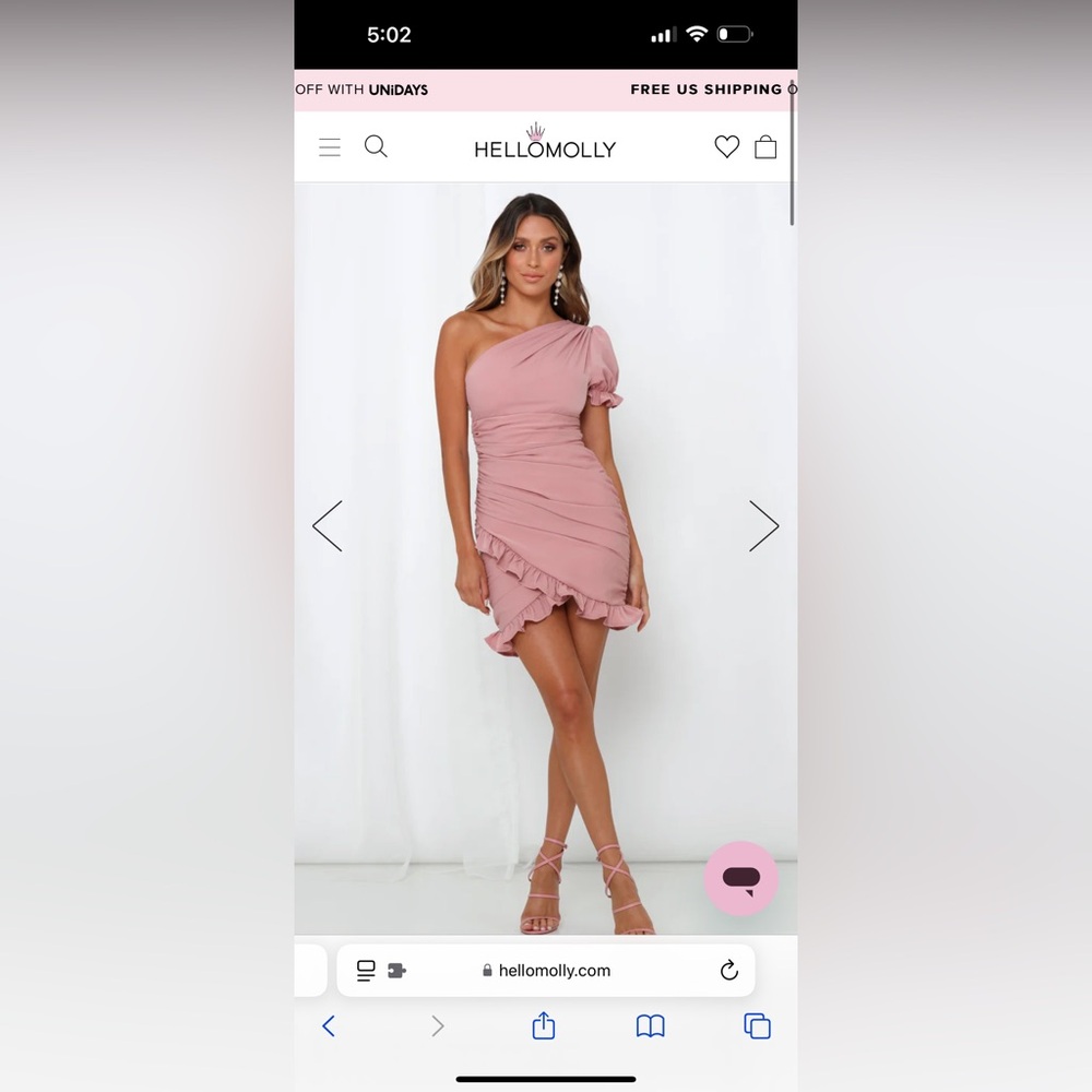 COPY - Hello Molly Not Fair on Me Dress - dusty pink